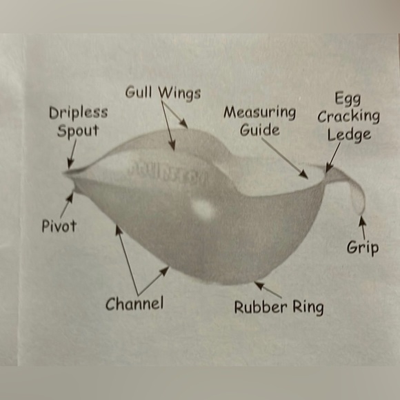 New POURfect Set of 2 Spill Poof Bowls w/Measurements inside of bowl - Picture 7 of 9